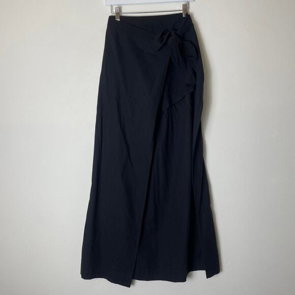Free People Maxi Skirt Wrap with Shorts in Black Size Medium - Picture 4 of 8